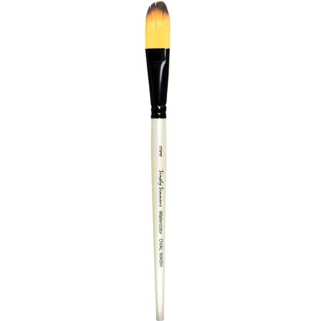 Simply Simmons  Watercolor Oval Wash Synthetic Brushes