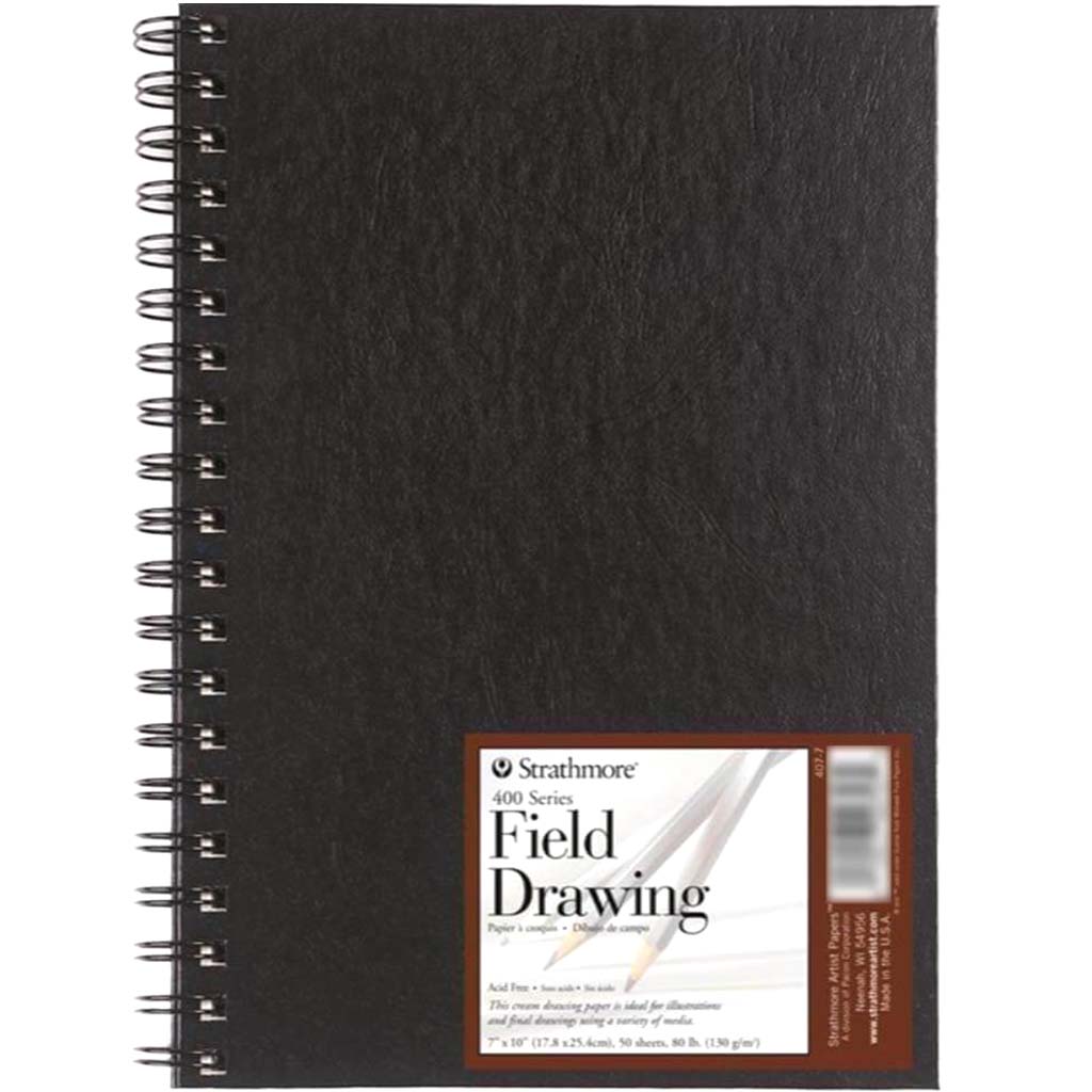 Strathmore 400 Drawing Black Hard Wire Bound 7in x 10in