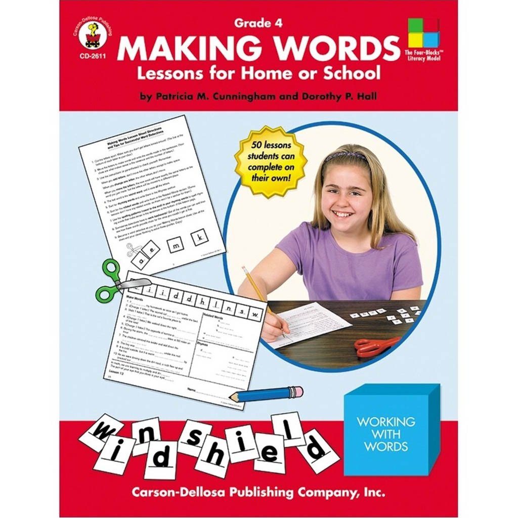 Making Words Lessons Resource Book Grade 4