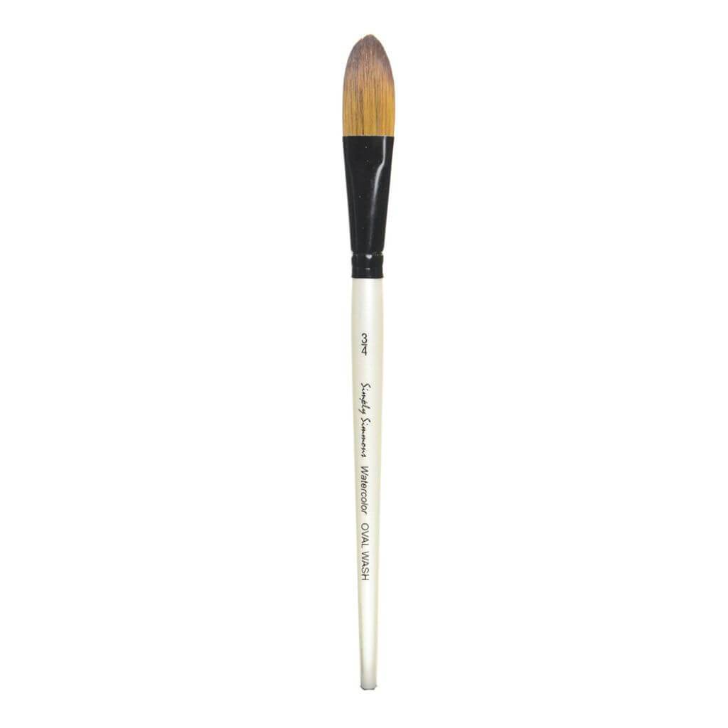 Simply Simmons Watercolor Oval Wash Pony Brushes