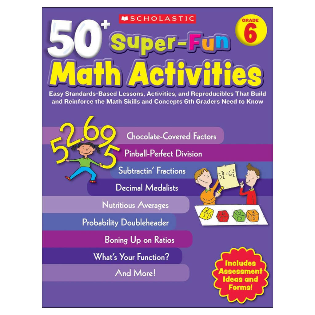 Super Fun Math Activity Gr6 Book