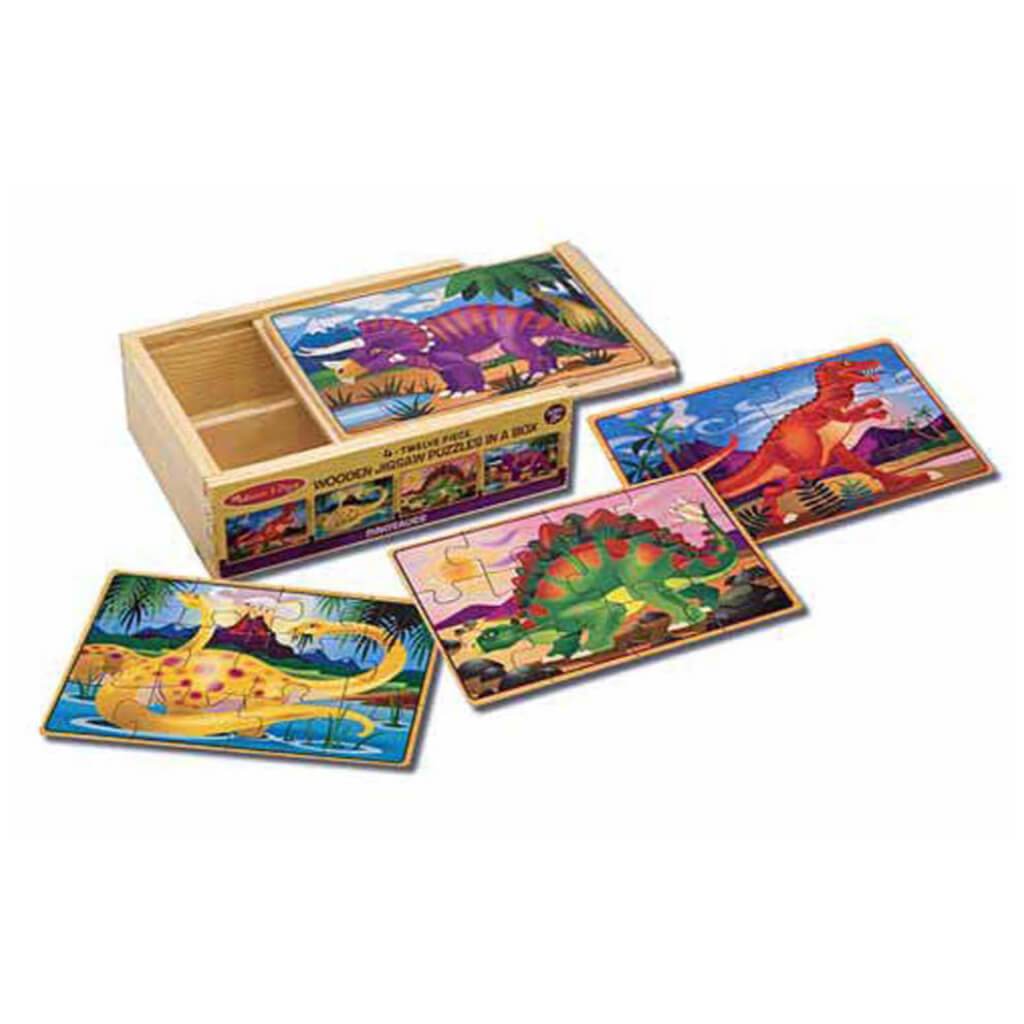 Dinosaurs Puzzles In A Box 