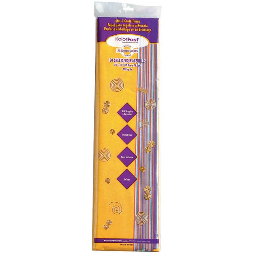 Tissue Paper 20in x 30in Assorted Colors