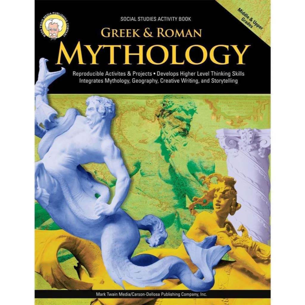 Greek &amp; Roman Mythology Resource Book Grade 6-12 