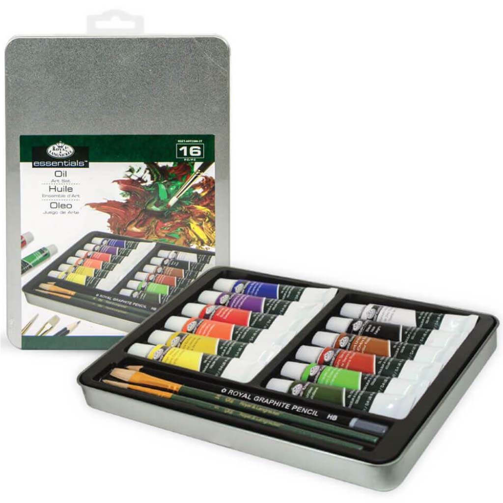 Oil Painting Tin Art Set 16pc