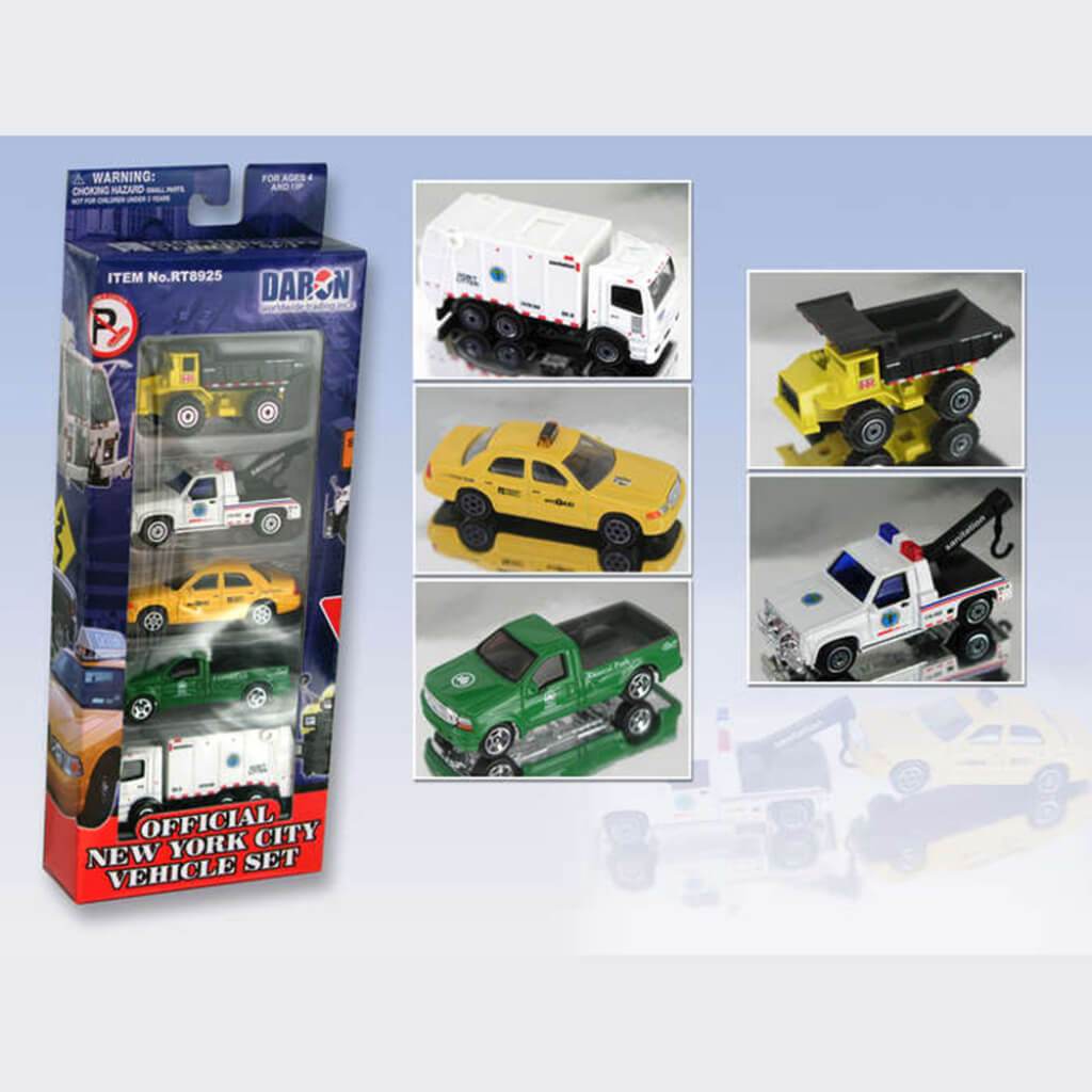 New York City Official Vehicle 5pcs 