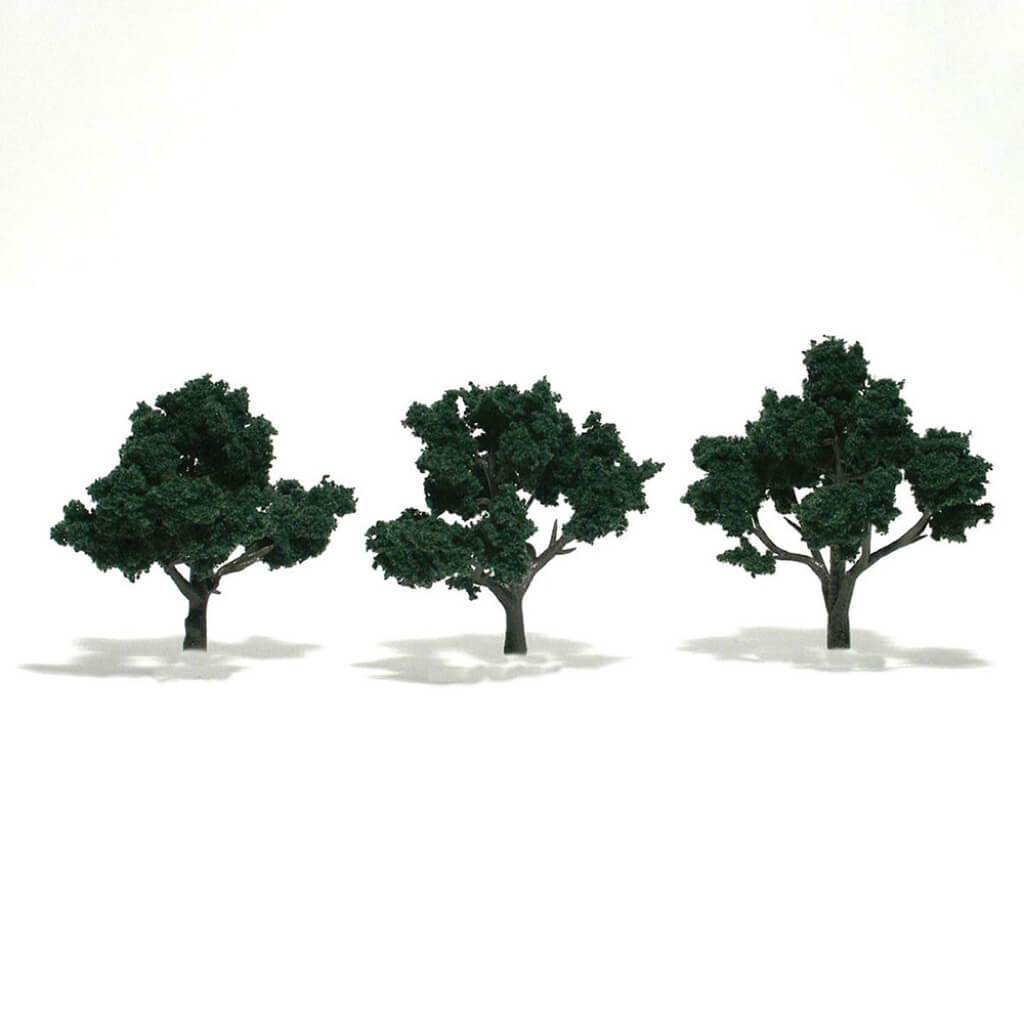 Realistic Trees Dark Green 