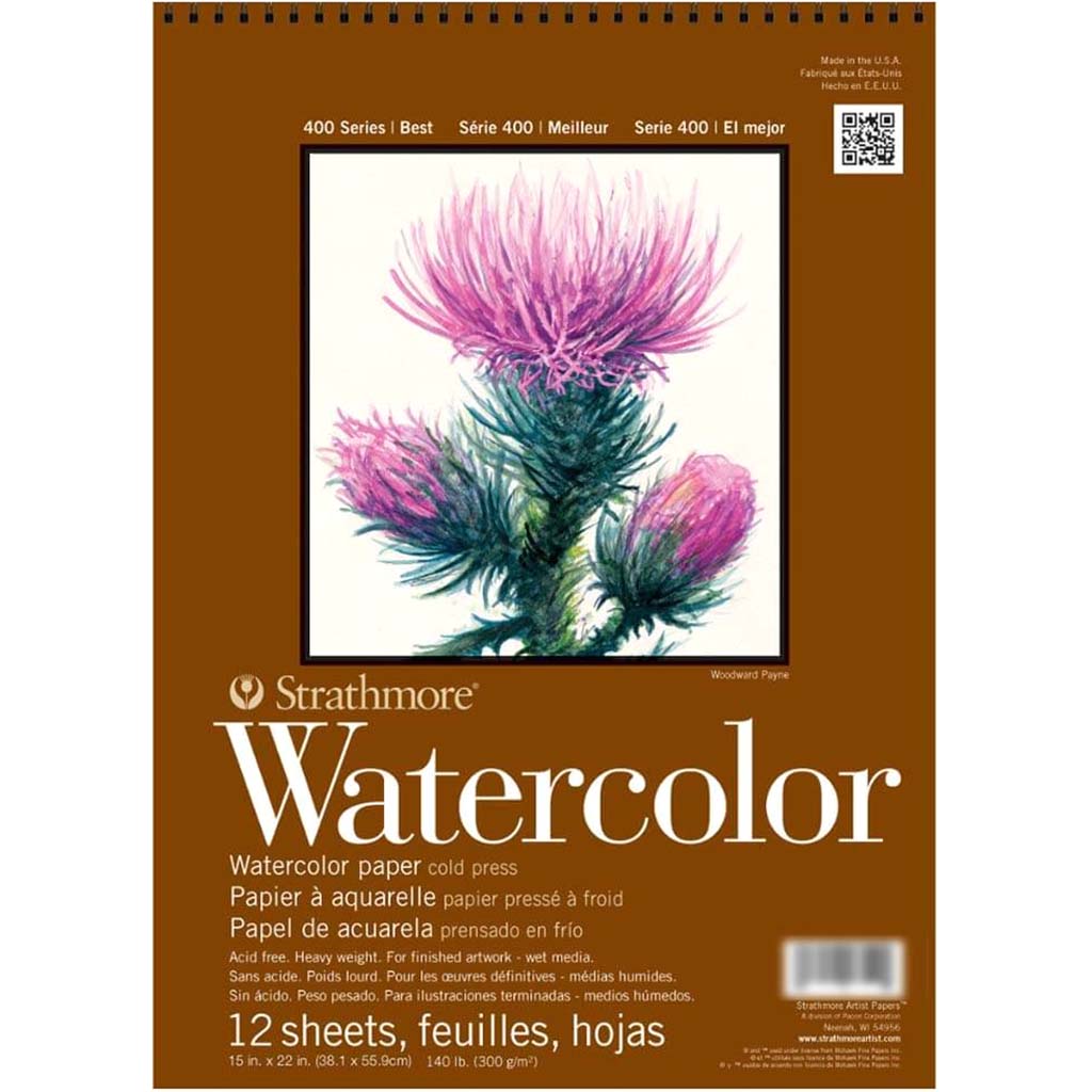 Strathmore 400 Series Watercolor Pad Cold Press 15in x 22in