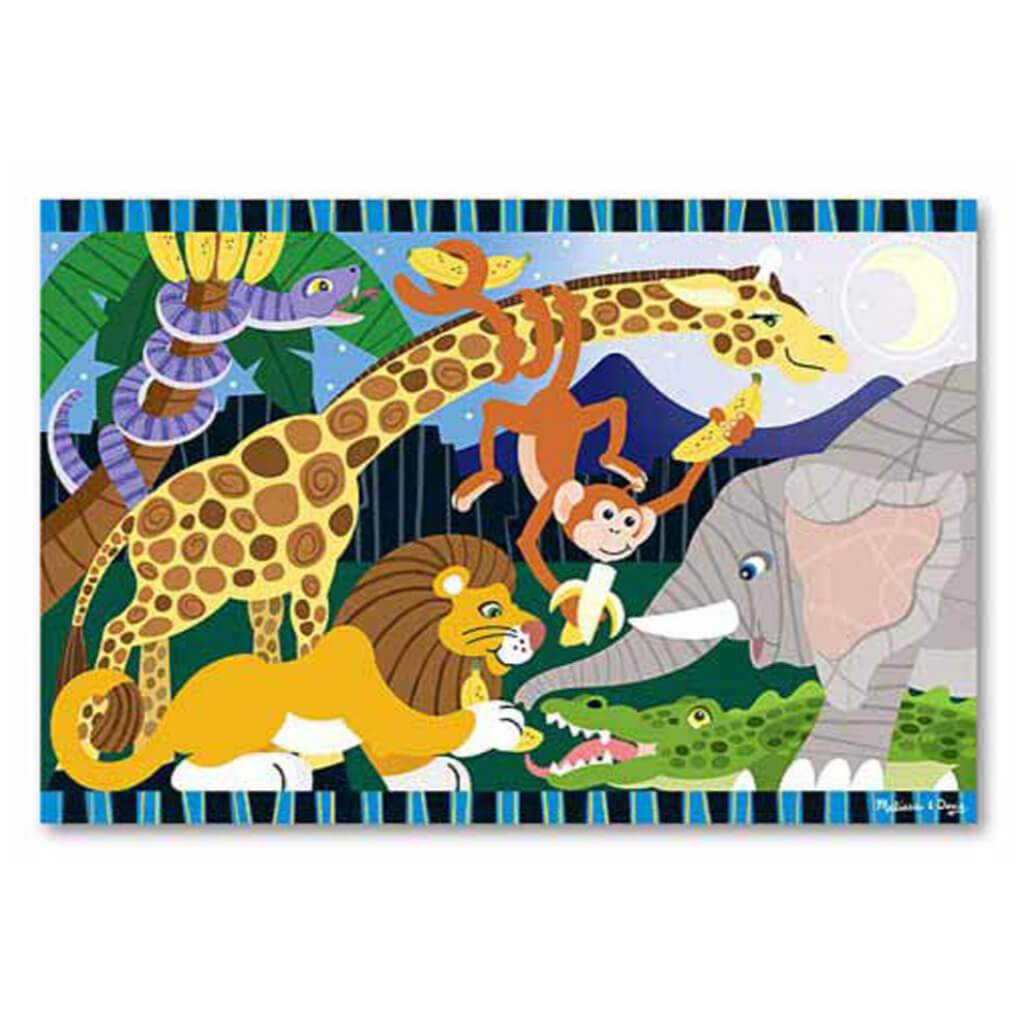 Safari Social Floor Puzzle 24pcs