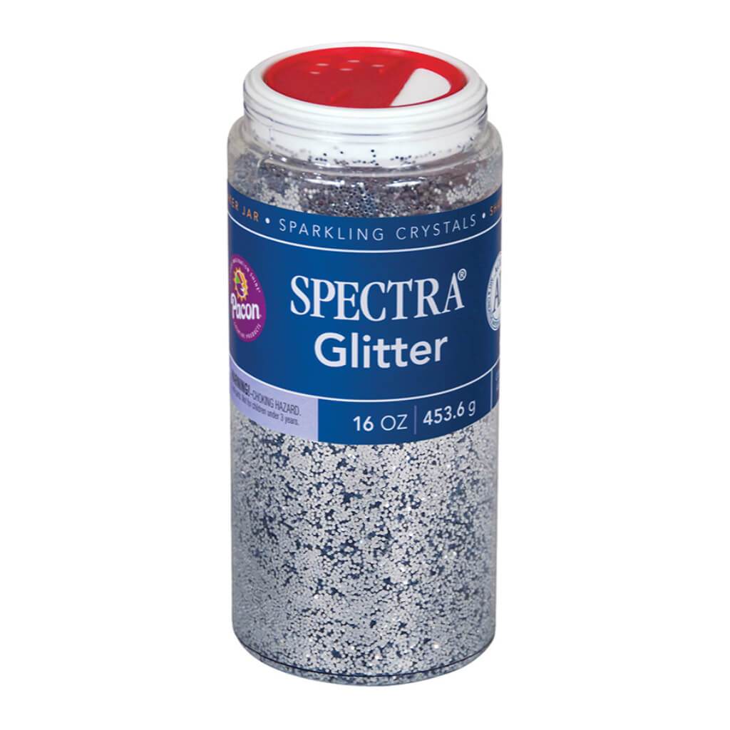 Spectra Glitter 16oz Silver