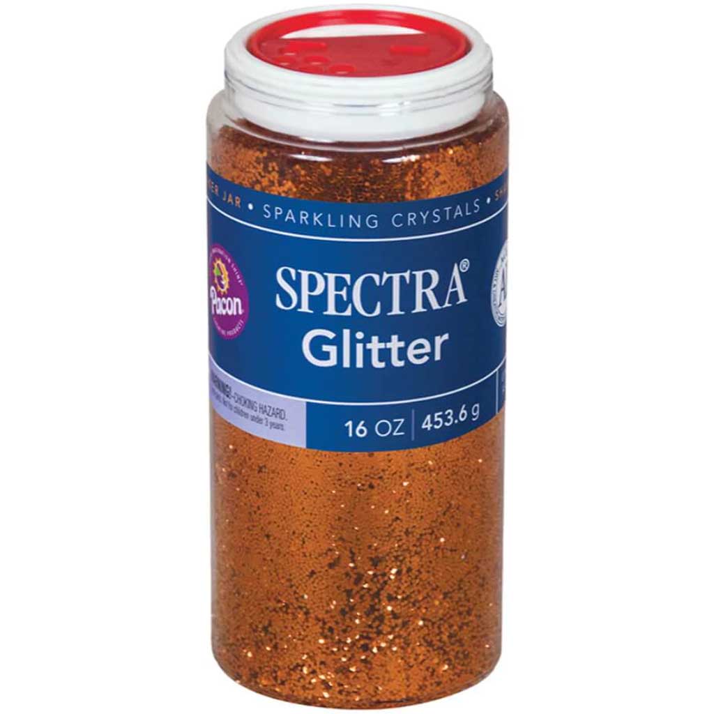 Spectra Glitter Sparkling Crystals 16oz Orange