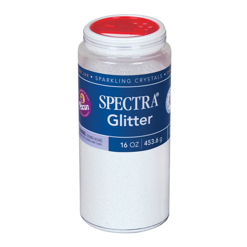 Spectra Glitter 16oz White