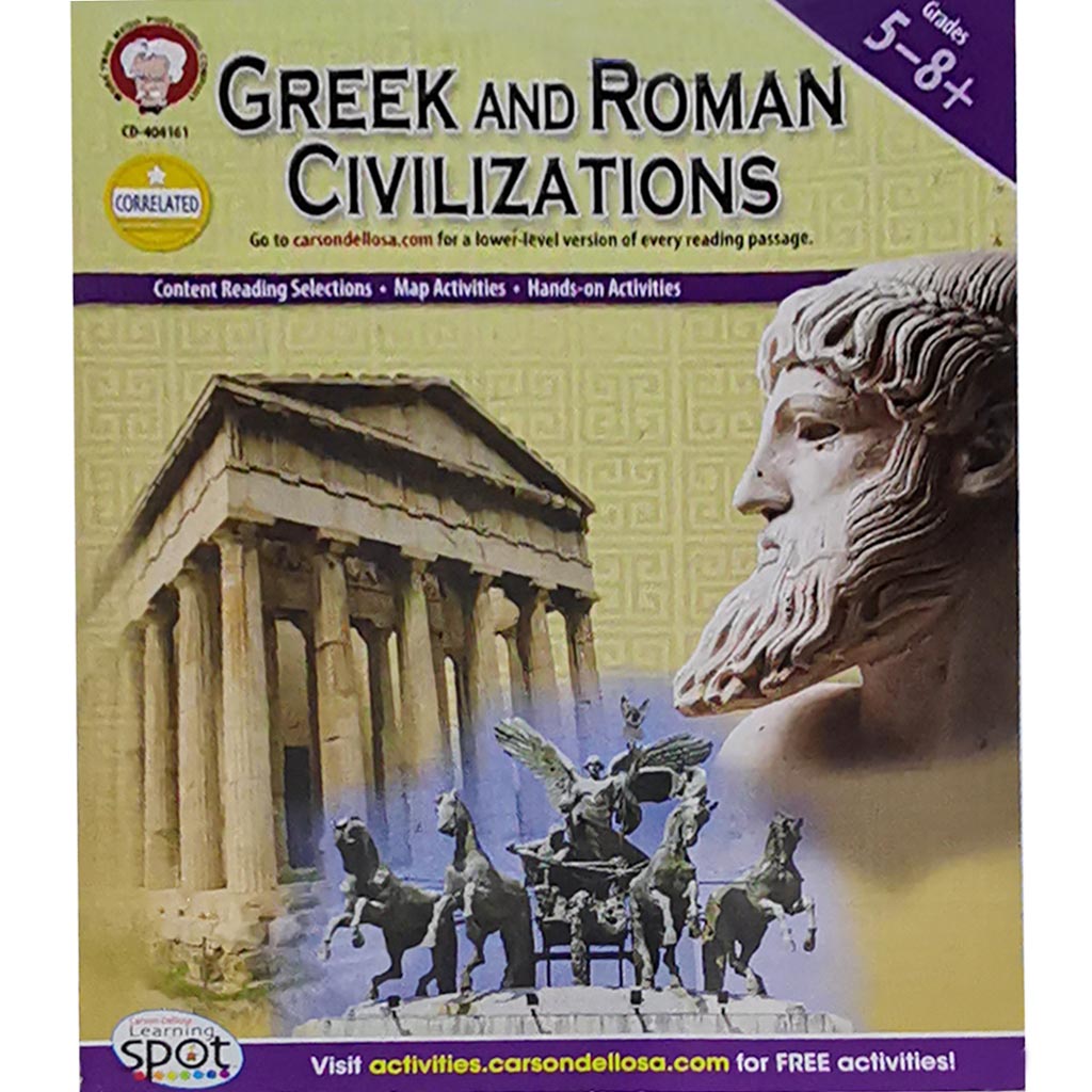 Greek &amp; Roman Civilization Resource Book Grade 5-8