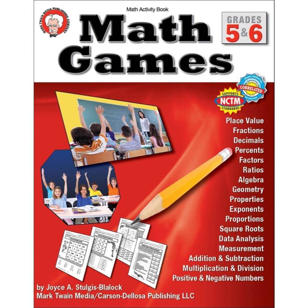 Math Games Resource Book Grade 5-6 