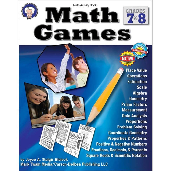 Math Games Resource Book Grade 7-8 
