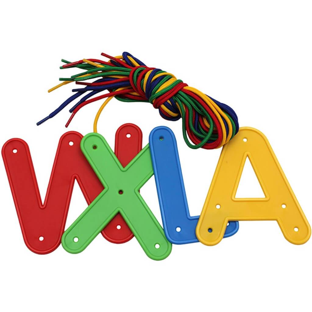 Uppercase Lacing Alphabets Let Ters 