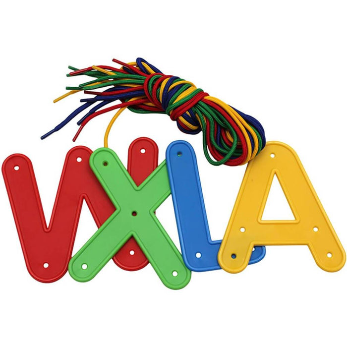 Uppercase Lacing Alphabets Let Ters 