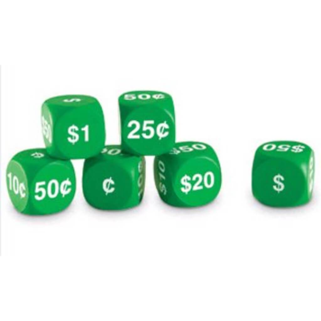 Soft Foam Money Cubes Set of 6