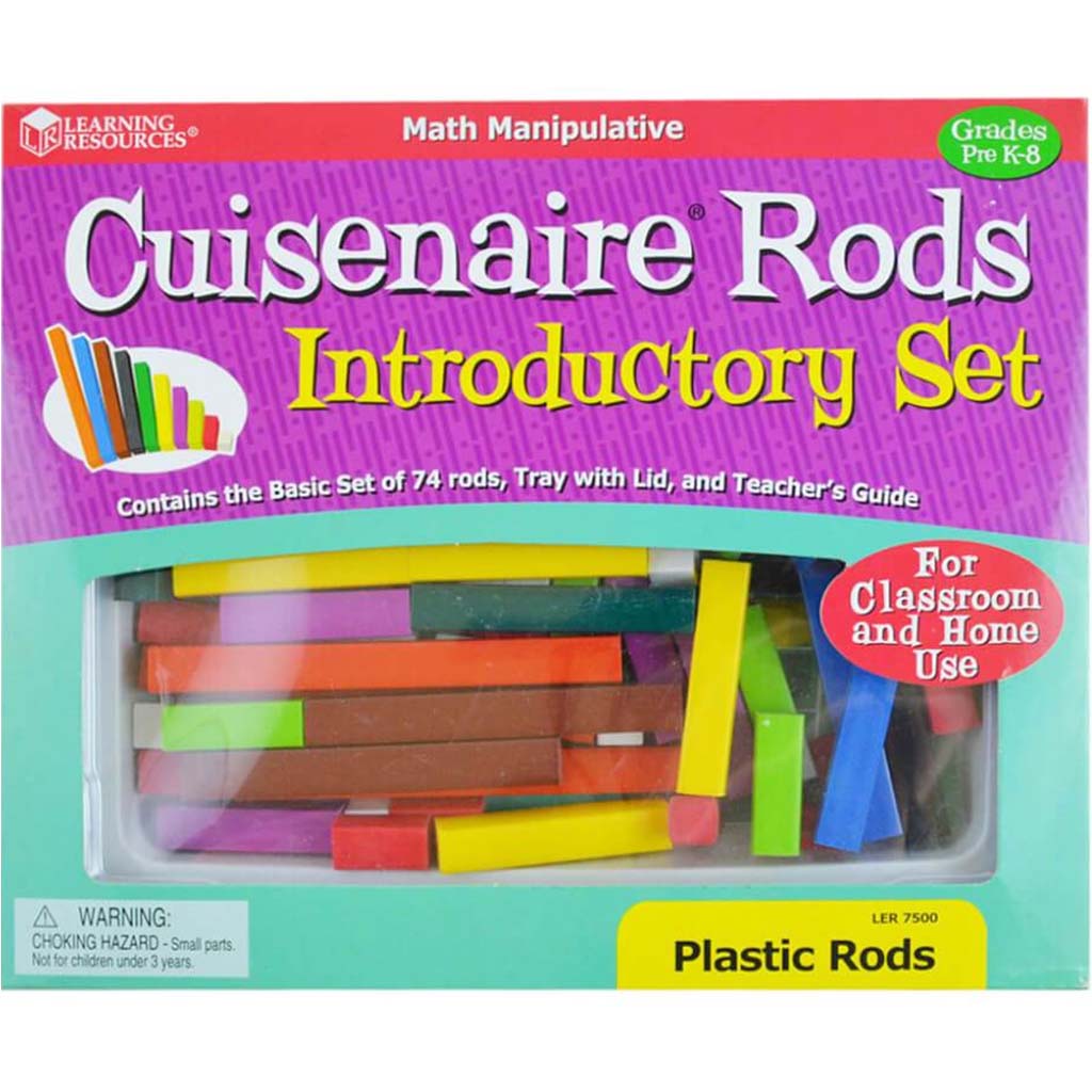 Plastic Cuisenaire Rods Introductory Set 