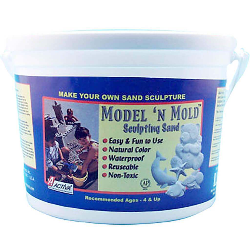 Model N&#39; Mold Sculpting Sand 5lbs White