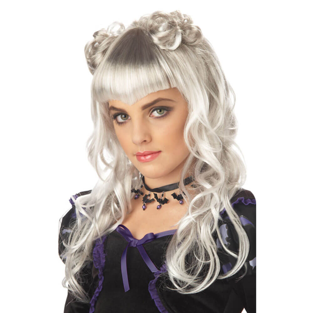 Moonlight Vampiress Gray Wig