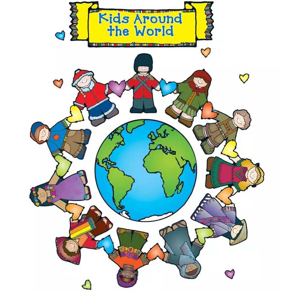 Kids Around The World Bulletin Board Set 