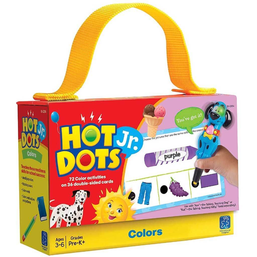 Hot Dots Jr. Card Sets Colors