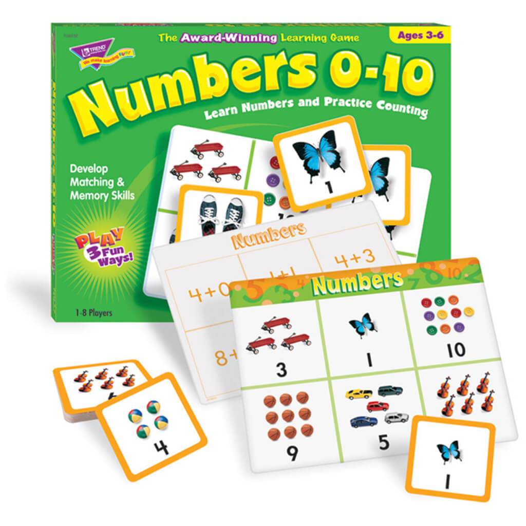 Match Me Numbers 0-10 Game 