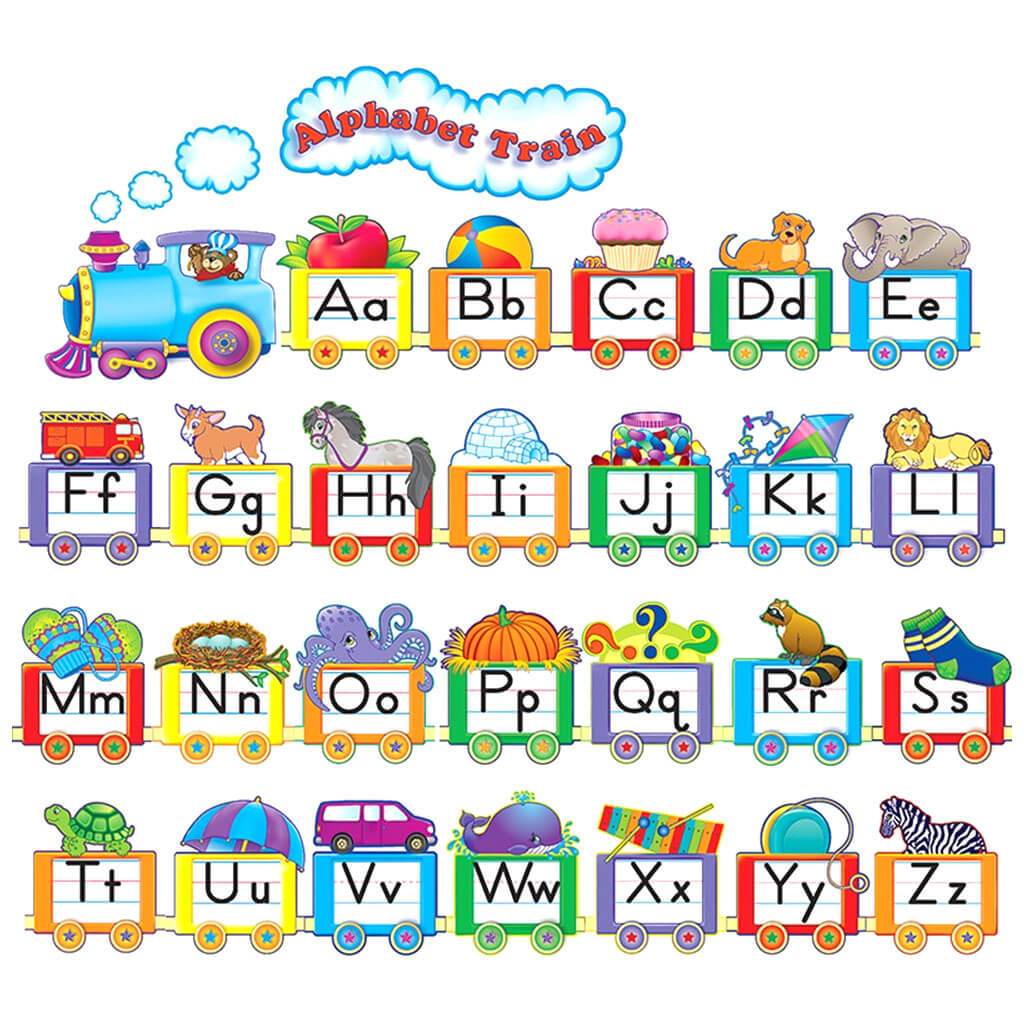 Alphabet Train Bulletin Board Set