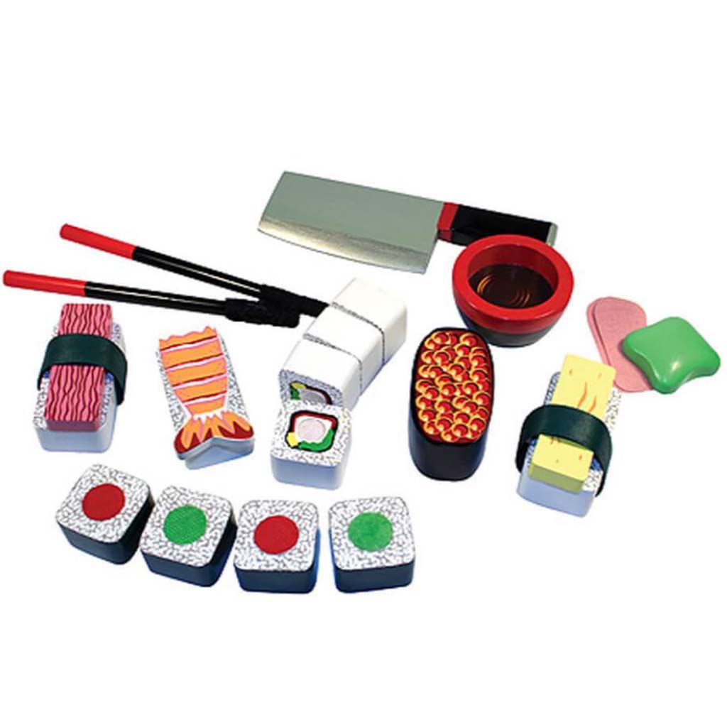 Wooden Sushi Slicing Playset 