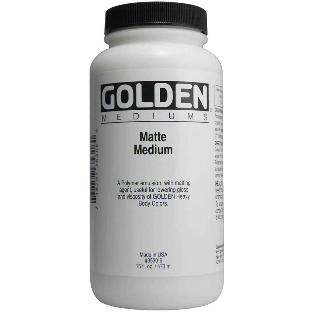 Golden Acrylic Medium Matte 16oz