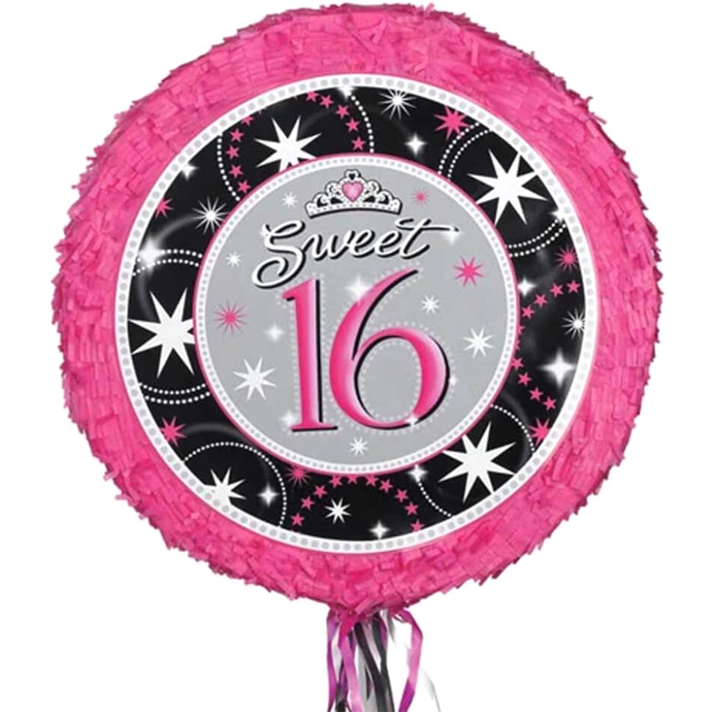 Expandable Sweet Sixteen Pinata 