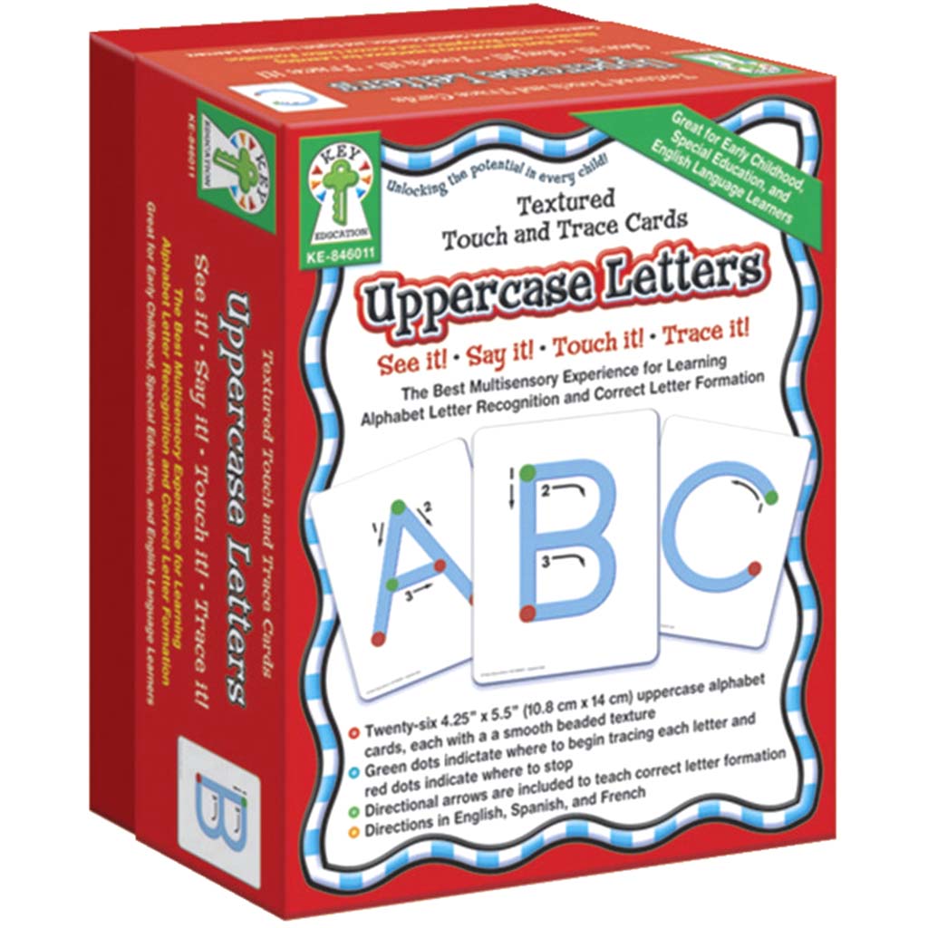 Textured Touch and Trace: Uppercase Manipulative Grade PK-3