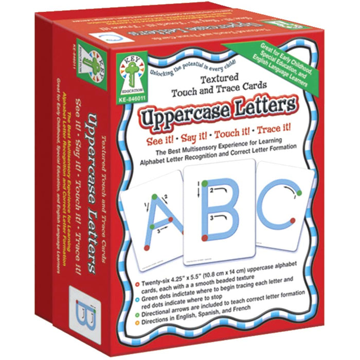 Textured Touch and Trace: Uppercase Manipulative Grade PK-3