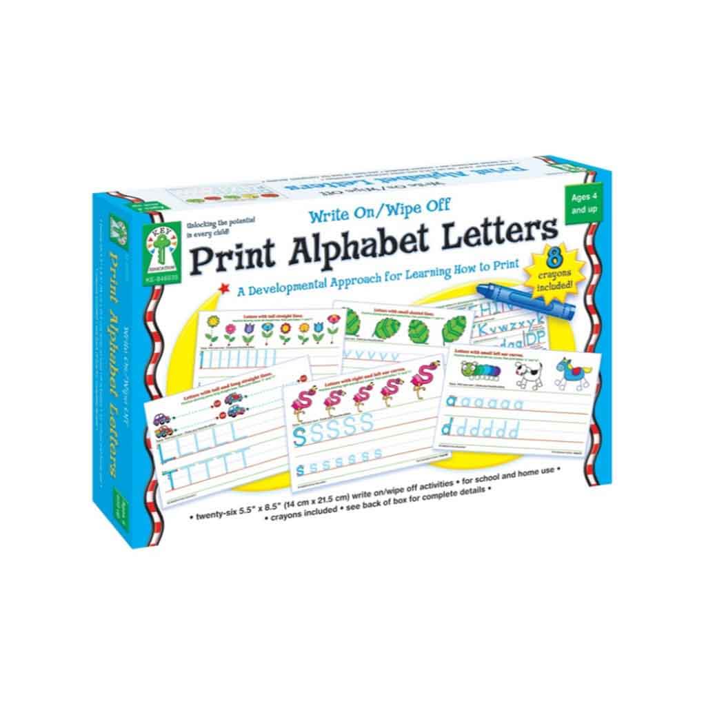 Print Alphabet Letter Wipe Off