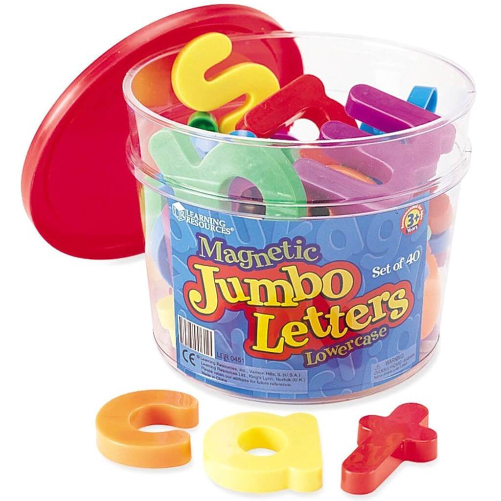 Lowercase Letters Set Jumbo Magnetic Set of 40