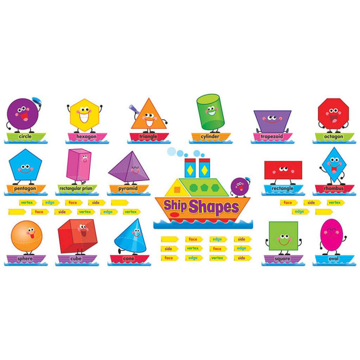 Ship Shapes & Colors Bulletin Board Set 