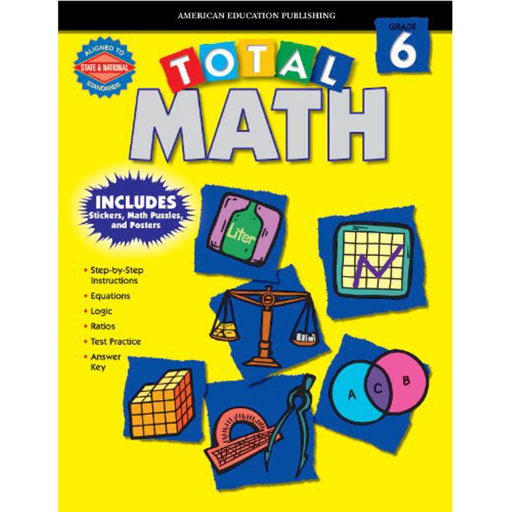 Total Math Workbook Grade 6