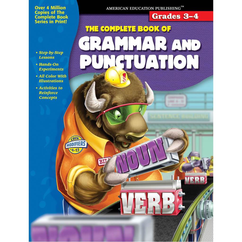 The Complete Book Of Grammar &amp; Punctuation Grade 3-4