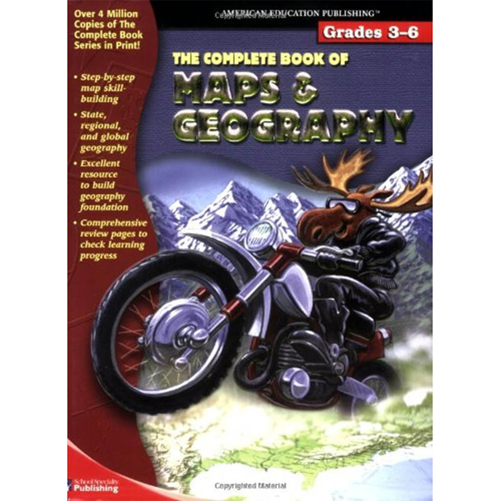 The Complete Book of Maps and Geography Grades 3-6