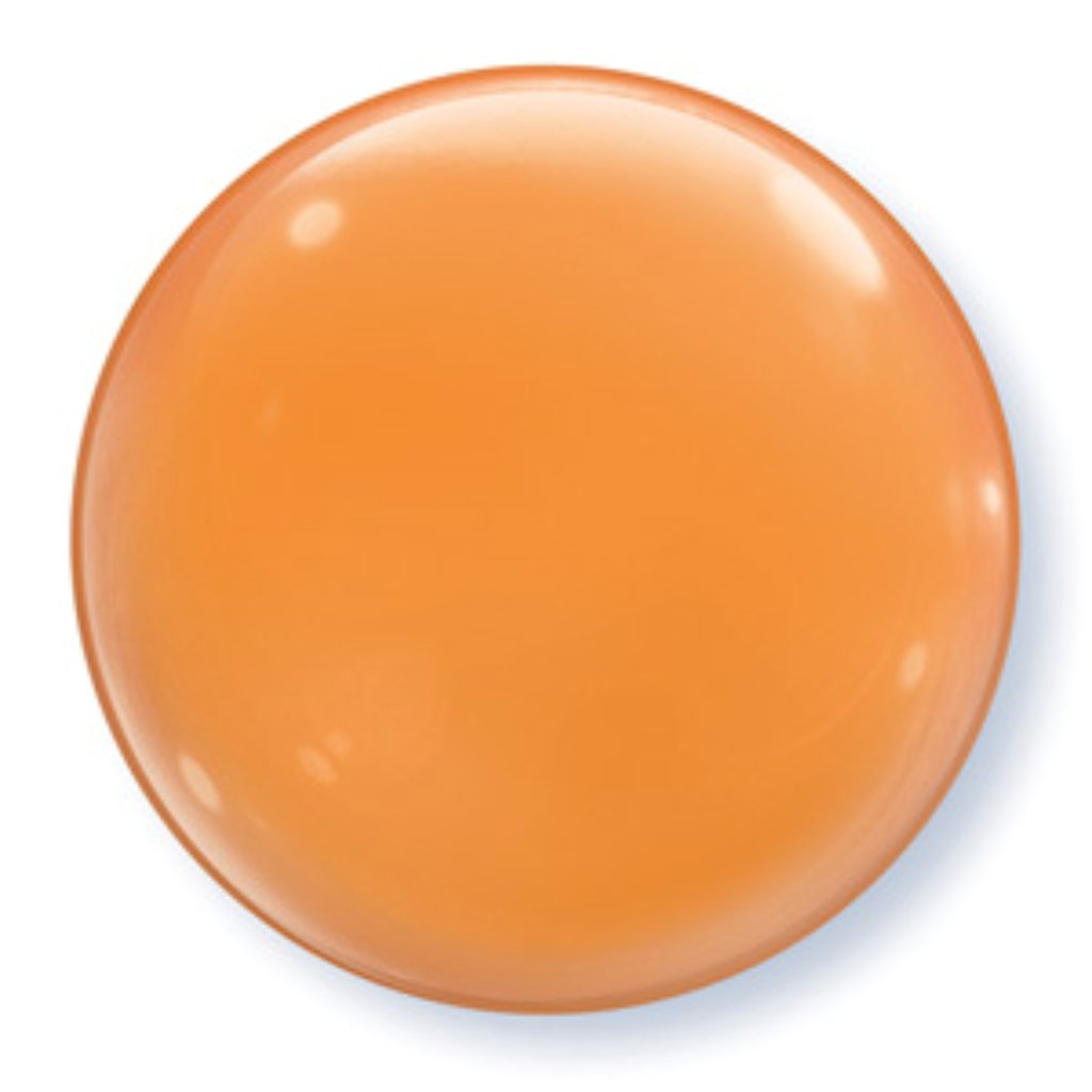 Bubbles Balloon Orange  15in