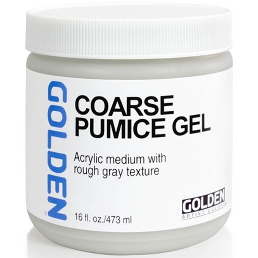 Golden Acrylic Medium 16oz Coarse Pumice Gel