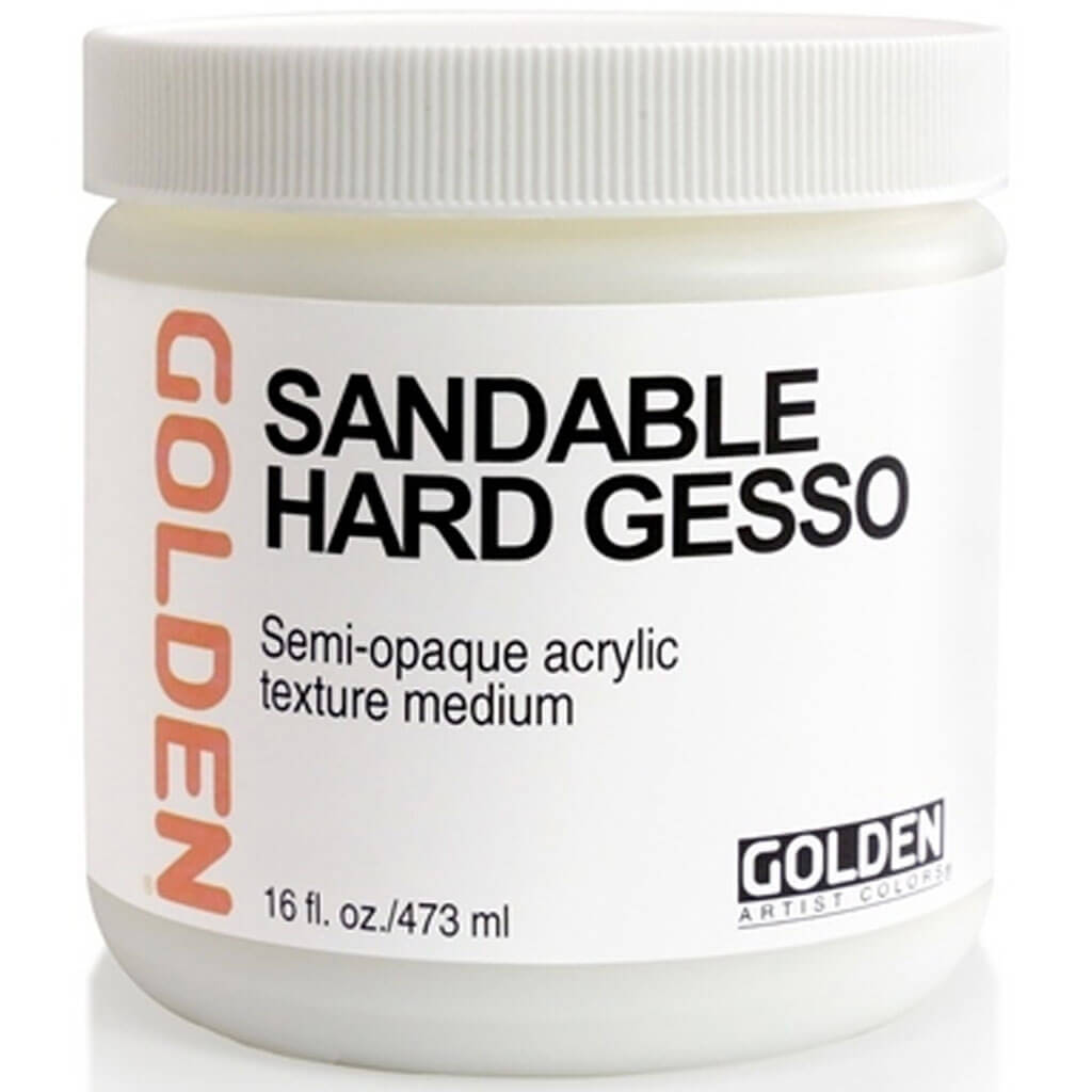 Golden Sandable Hard Gesso 16oz