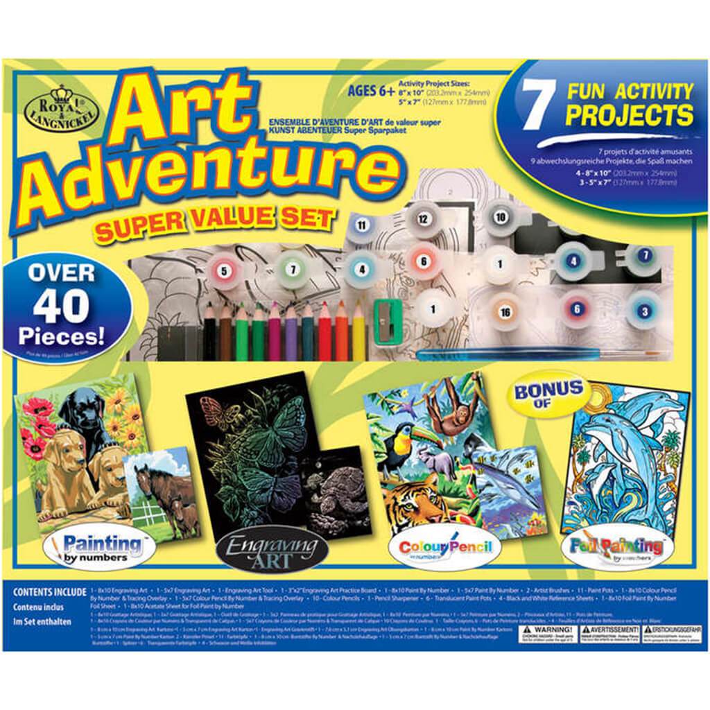 Art Adventure Super Value Pack Kit 40pcs