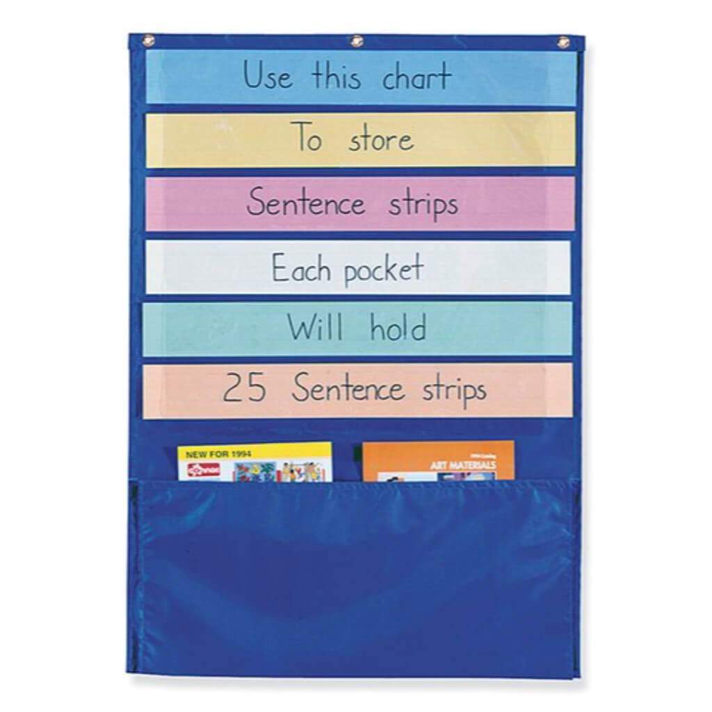 Sentence Strips Pocket Chart Holder