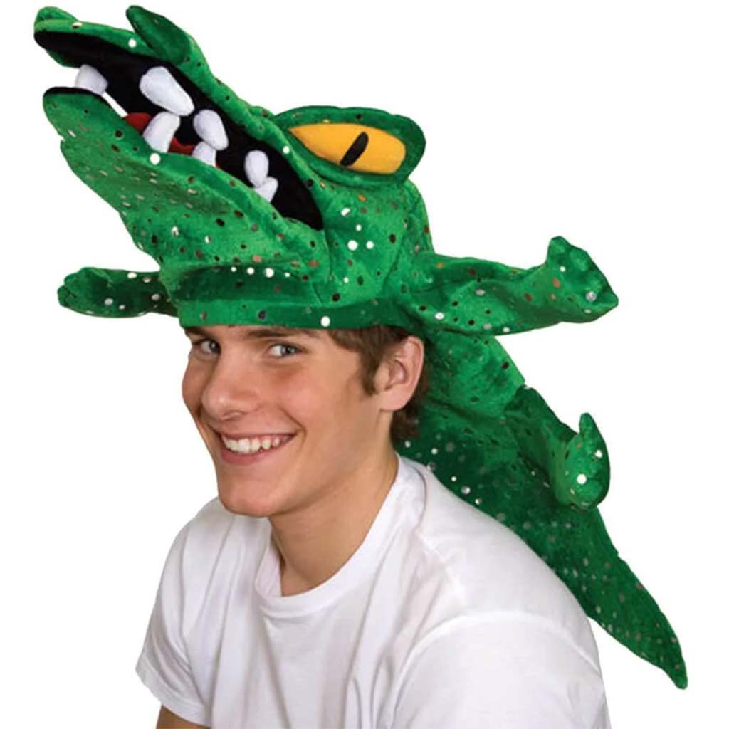 Alligator with Sequins Hat 