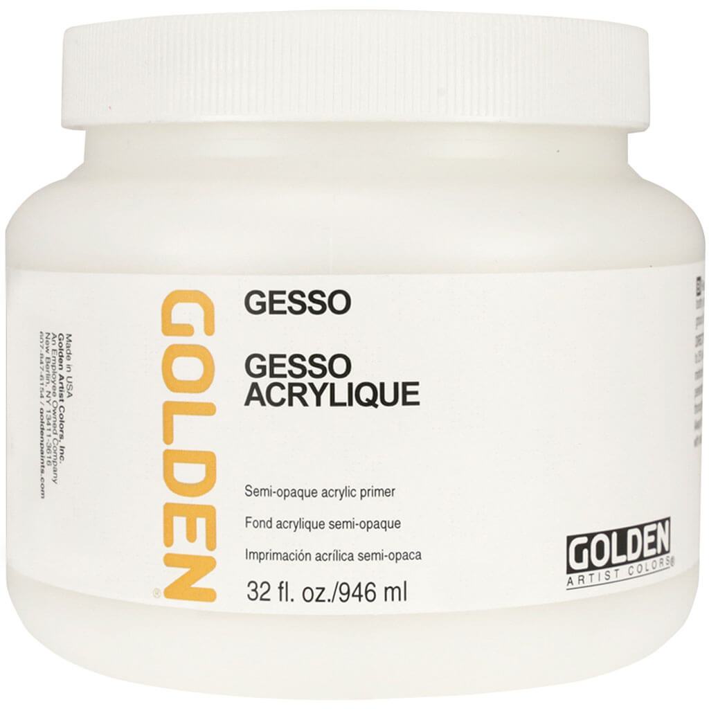 Golden Acrylic White Gesso 32oz