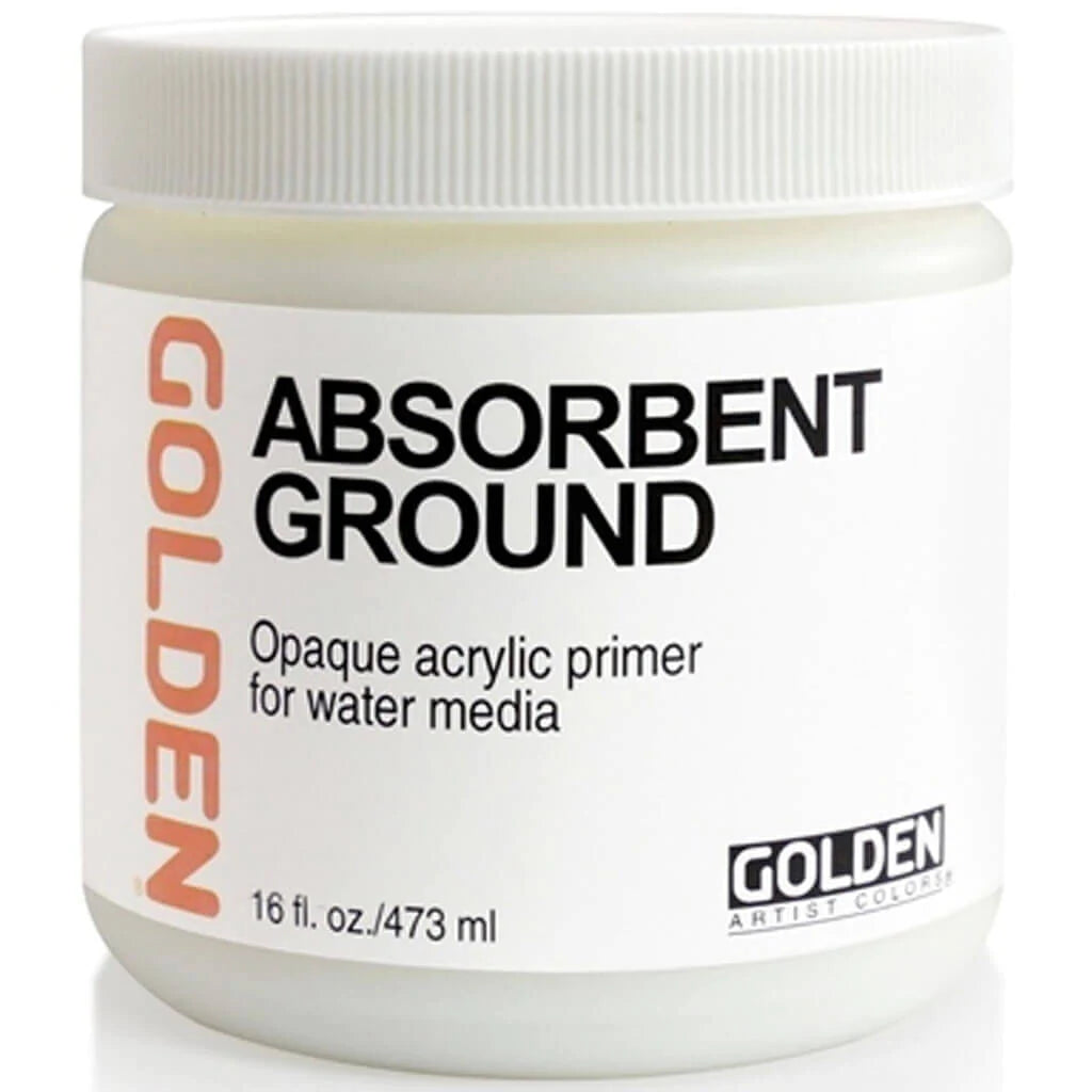 Golden Acrylic Absorbent Ground White 16oz