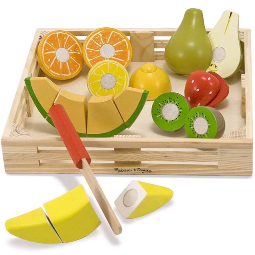 Wooden Cutting Fruit Crate 