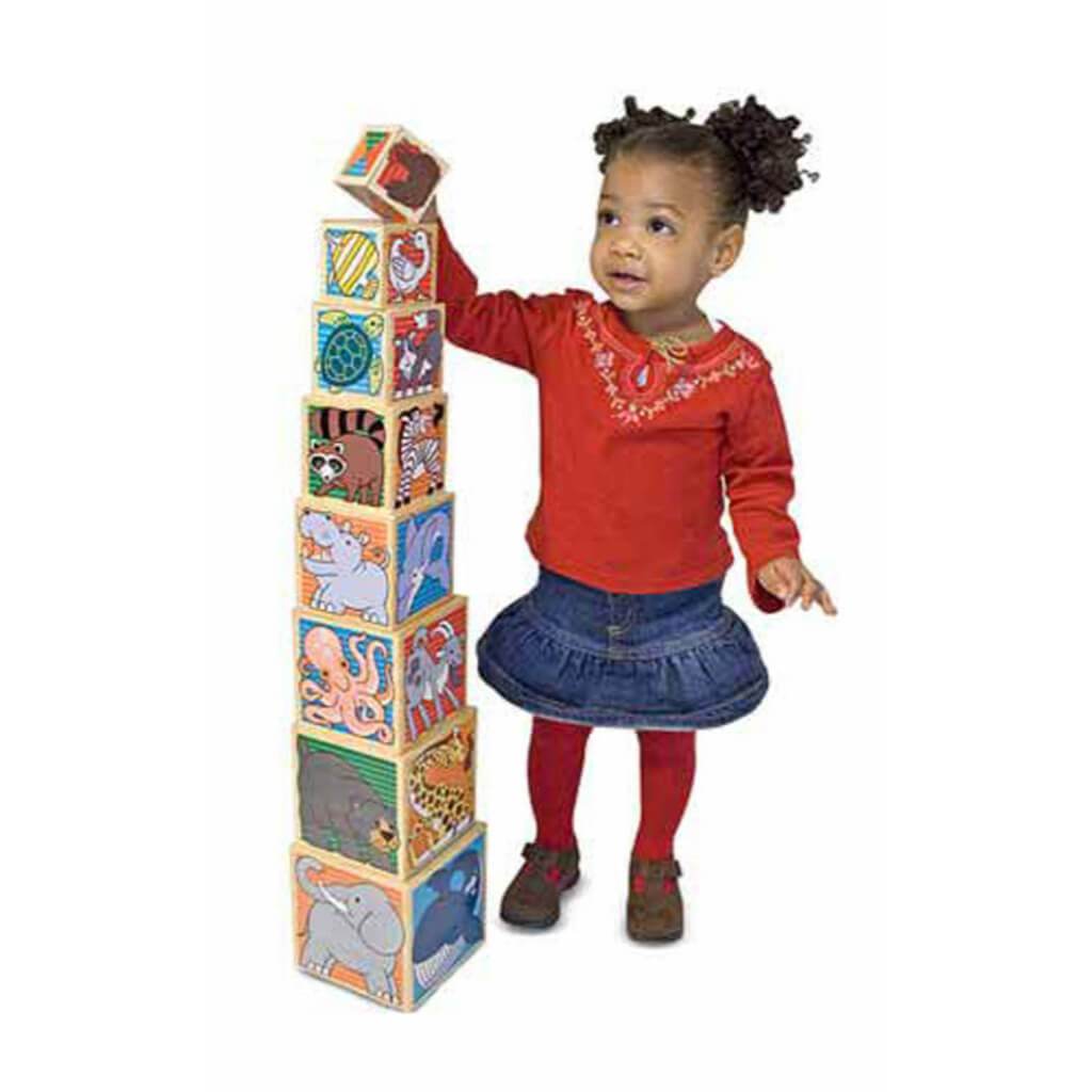 Wooden Animal Nesting Blocks 